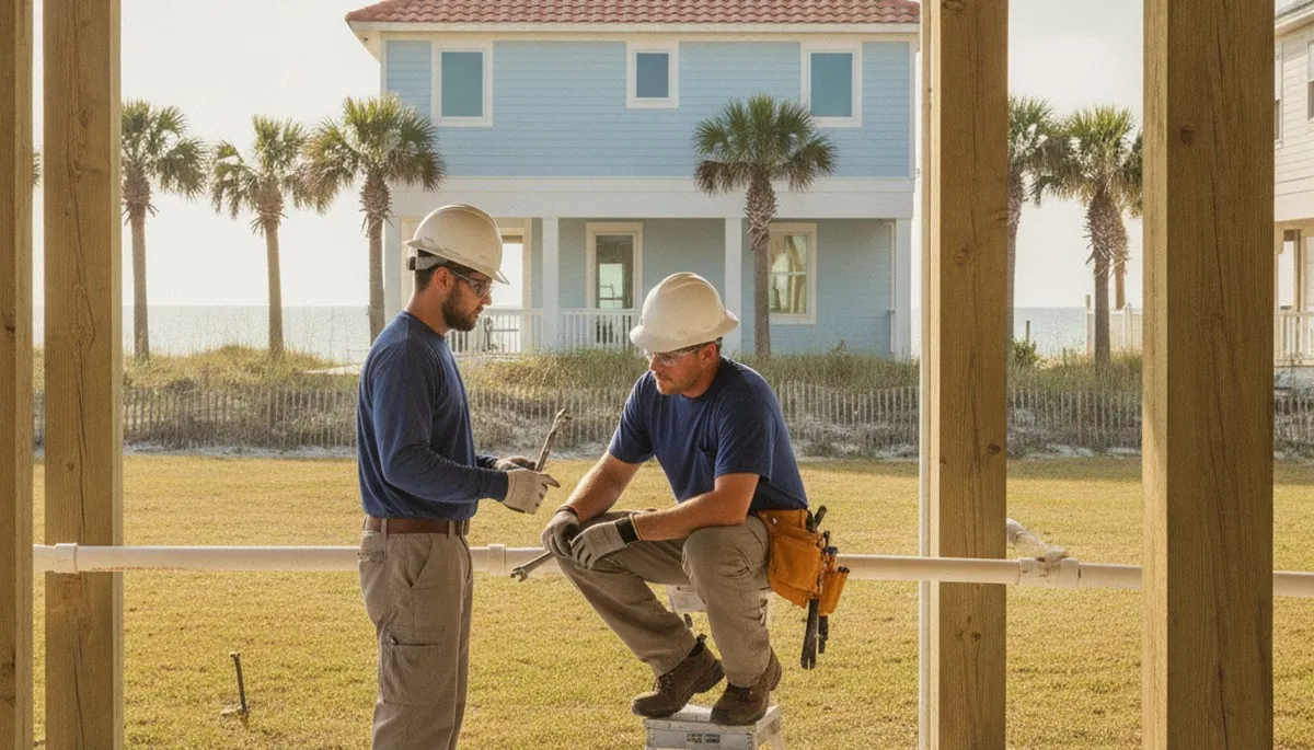 Plumber repairing a sink in Saint Petersburg, FL for residential plumbing service