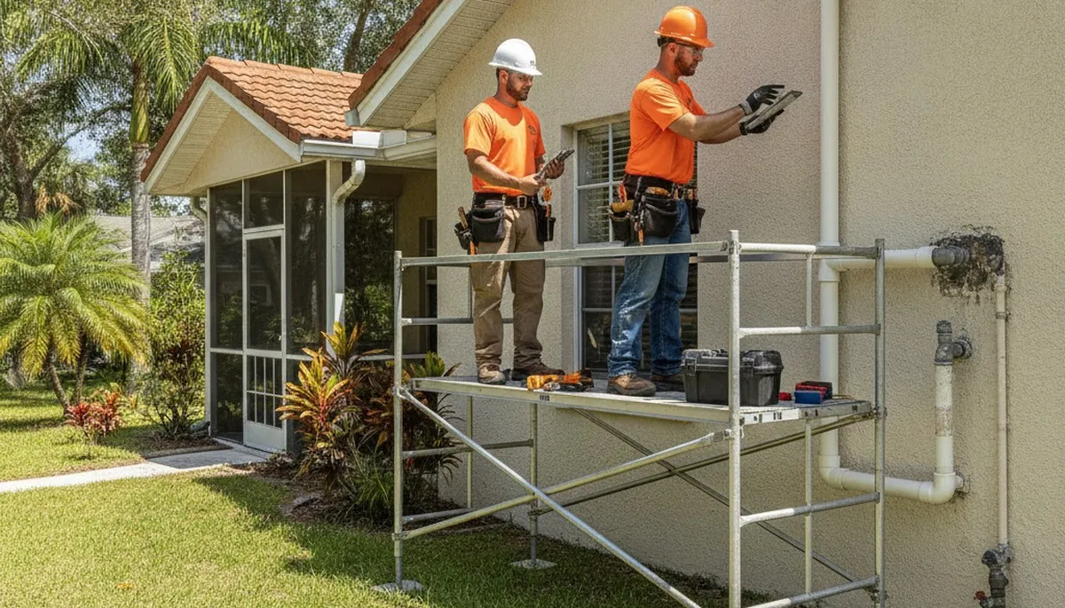 Plumber repairing a pipe in Saint Petersburg, FL for reliable plumbing service
