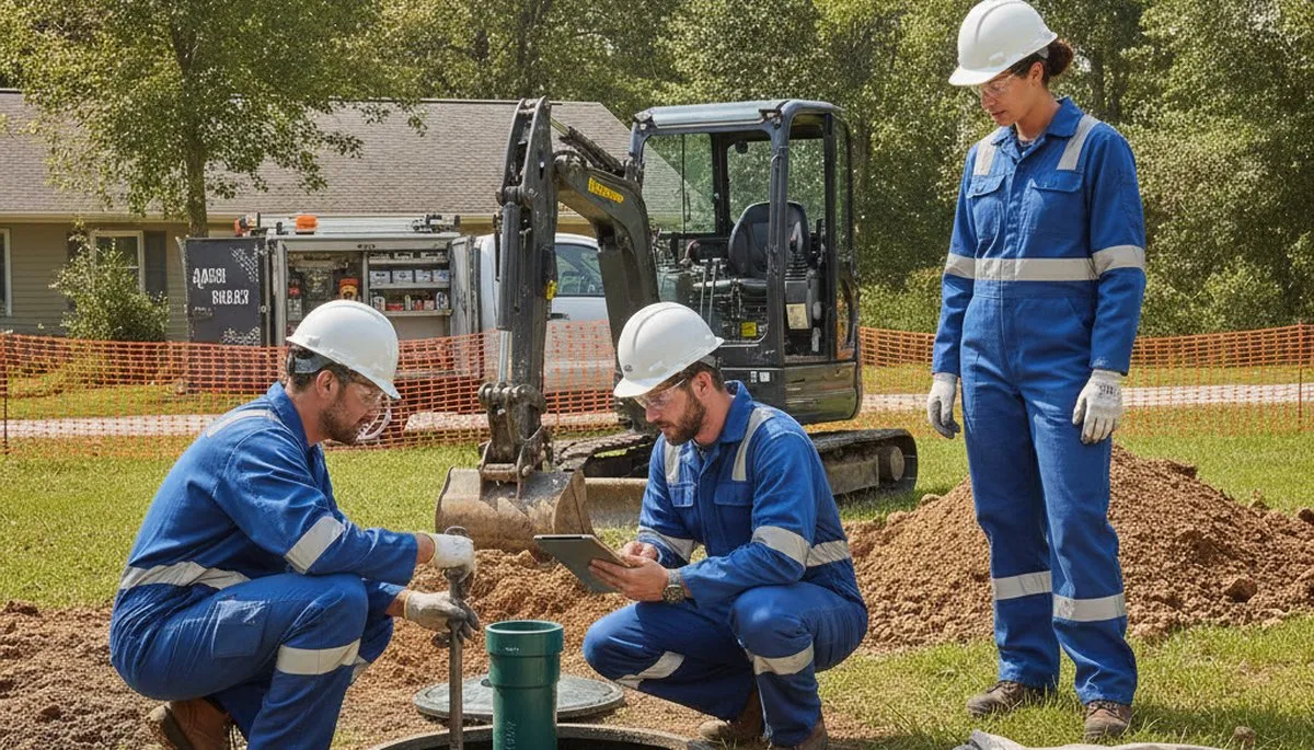 Septic repair technician serving Saint Petersburg, FL for fast residential plumbing solutions